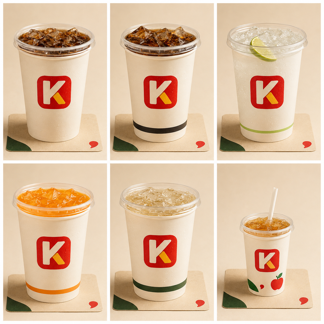 Kebbo’s branded takeaway cold drinks